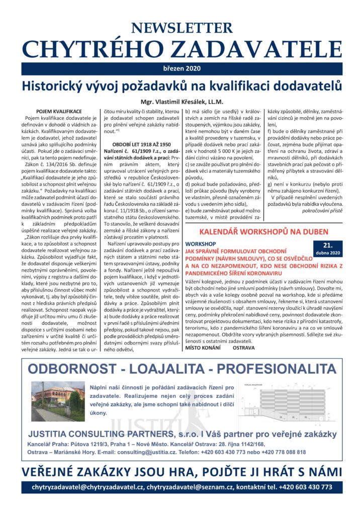 Newsletter 03/2020
